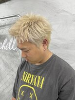 メンズサロンロス(LOSS) スパイキー×ブロンド
