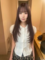 ニル 鹿児島中央駅(NiL)&nbsp;『ラベンダーグレージュ×姫カットレイヤーカット』