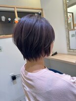 カリン ハッピーヘアライフ 長吉長原店(carin happyhairlife)&nbsp;ショートボブ　パープルカラー