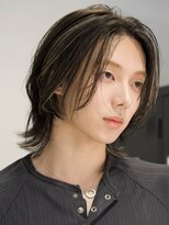 アンサー 原宿(ANSWER)&nbsp;原宿センターパートニュアンスパーマフェザーパーマセンター分け