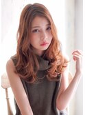 ナチュふわ質感の大人可愛いゆるウェーブ