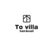 ヘアーアンドネイルトビラ(To villa)のお店ロゴ
