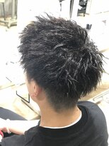 アトリエナガノ(atelier nagano)&nbsp;ツーブロック/メンズパーマ/センターパート/ニュアンスパーマ