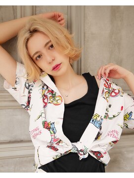 サロンドミルク 溝の口店(salon de MiLK) ブロンドボブ！