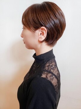 トップヘアー ガーデンヴィラ 安城(Garden Villa) 憧れのハンサムショート/グレーベージュ/ヘルシースタイル