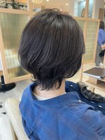 アドラーブル 松崎店(adorable) グレージュアッシュグレージュショートカットミニウルフ