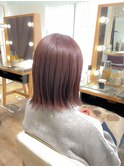 バイオレットブラウン　ミニボブ