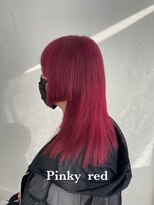 ネフ(NeF)&nbsp;ピンクレッドに姫カット☆