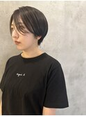 ハンサムショート/大人ヘア/髪質改善カラー/オージュア