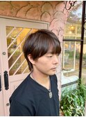 10代/20代/30代/アースカラー/マッシュウルフ