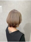 ミルクティベージュ逆インナーカラー