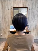 サラ艶大人ショート#1 くびレイヤーショートボブ丸みボブ