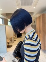 ガリカ 大名(Gallica)&nbsp;<森千晶>ショートによく合う寒色系カラー/ネイビーブルー