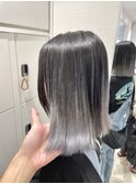ホワイトシルバーグラデーション