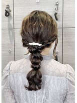 ルシア(LUCIA) 編みおろし/ヘアアレンジ/結婚式/二次会/朝霞