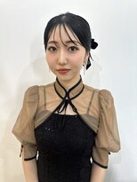 ユイマァル 岡山店(YUIMARL)&nbsp;ブルーブラック×かちもりヘアー