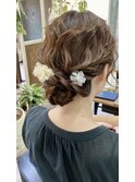 低めヘアアレンジ