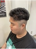 スペインパーマ風アイロンパーマ