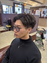 ヘアースペースブルーム ヒーロー 園田店(HAIR SPACE BLOOM hero) メンズパーマ