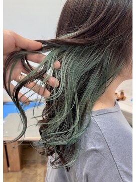 +＊～キラテラカラー施術【ミントグリーン】～＊+