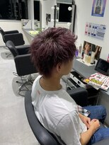 メンズサロン キング 梅田店(Men’s salon K!ng)&nbsp;波巻きツイストスパイラルパーマ/フェザーパーマ/眉毛/メンズ