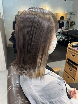 ベルプロッドバイアルター 千葉(bel. prod by aL-ter) インナー×ベージュカラー【村田】ミニウルフ/チェリーブラウン