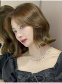 ミニウルフレイヤーカット顔周り前髪韓国ショートボブ/池袋