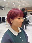 【太田達朗】耳かけショート x ピンクラベンダー
