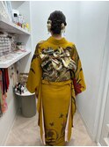 振袖着付とヘアメイク♪