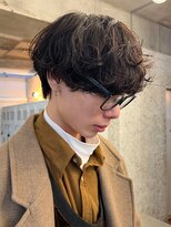 バイフィフス 原宿/表参道(by fifth)&nbsp;ラフにキマる無造作パーマのマッシュウルフスタイル