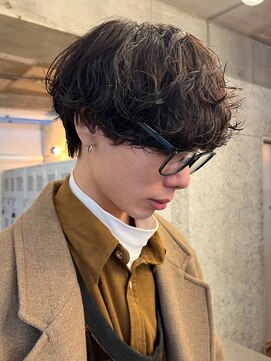 バイフィフス 原宿/表参道(by fifth) ラフにキマる無造作パーマのマッシュウルフスタイル