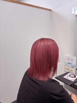 フォーディー(for D) Hair Salon for D　 ×　ピンクカラー