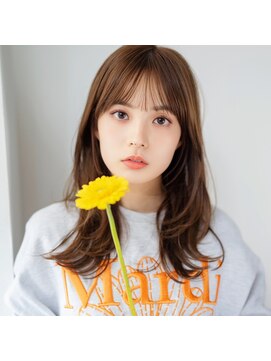 モンド ヘアクリエーション 西田店(monde hair creation) 【monde】チャコールグレージュ×韓国風ヘア