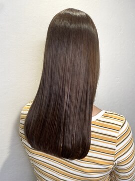 エイム ヘア リンク 長津田店(eim hair rink) ショコラブラウンと髪質改善縮毛矯正