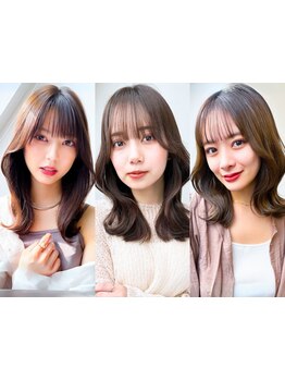 【韓国ヘア/レイヤーカット/前髪カット】韓国顔周りカットで結んでも可愛い＊本格韓国ヘアをご提案[韓国]