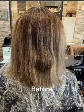 ヘアーラウンジ アンフィ 井土ヶ谷(Hair Lounge Anphi) くすみベージュ