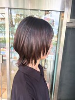 チャプター 千葉ニュータウン中央店(chapter)&nbsp;艶感ブラウン！レイヤーウルフボブ