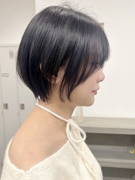 セイドット フクオカ(Say.FUKUOKA) 【Say.福岡】丸みショート×コリアンブラック×透明感カラー