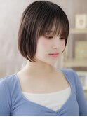 黒髪オリーブグレージュミニボブレイヤーTd１川口20代30代40代