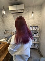 フェーデヘアーデザイン(fede hair design)&nbsp;ピンクバーガンディカラー
