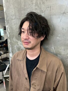 メンズサロン キング 心斎橋店(Men’s salon K!ng) 波巻きツイストスパイラルパーマ/フェザーパーマ/眉毛/メンズ