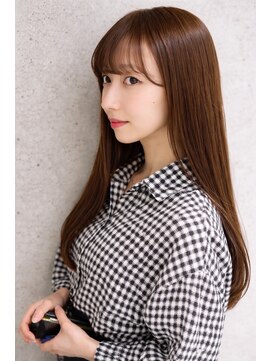 テラ(terra) シルキーベージュ×艶さらストレートロング