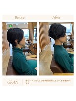 グランバイ アトリエドングリ(Grand × AtlierDonguri)&nbsp;お客様髪質改善データ2047（春はパーマで決まり）