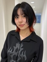 アイトーキョーエス 渋谷(AI TOKYO S)&nbsp;ウルフボブ/ウルフカット/顔まわりレイヤー/インナーカラー
