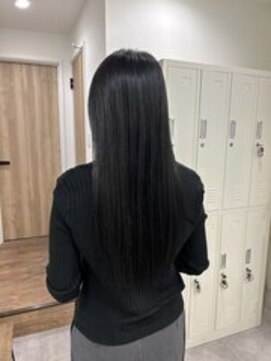 アンビシャス 東大和店(ambitious) 赤み抑え透明感カラー暗めカラーネイビーブルーブラック