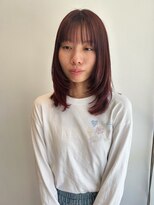 フォークロア 本店(Folk Lore) ピンクミディアムレイヤー