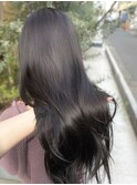 《Hana》グレージュ/オリーブグレー/黒髪艶カラー/韓国/大宮