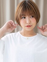 カバーヘア ブリス 戸田公園西口店(COVER HAIR bliss)&nbsp;ハイトーンカラー小顔シャギーカットハンサムショート10代20代W