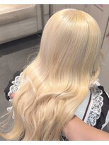 ベレーザ 渋谷(BELEZA)&nbsp;19907_ブロンド抜きっぱなしブリーチレイヤーハッシュカット