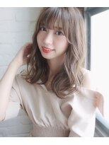 チョビー 銀座(chobii)&nbsp;道村/デジタルパーマ/ブランジュ/アッシュブラウン/オフィス